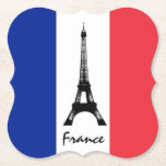Dessous-de-verre En Papier Drapeau français & Tour Eiffel - France /fans spor<br><div class="desc">DESSOUS DE VERRE : France & Tour Eiffel - J'aime mon pays et le drapeau français patriotes de voyage /fans sportifs</div>