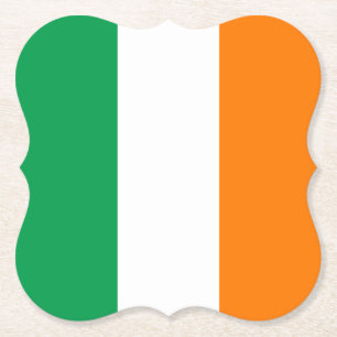 Dessous-de-verre En Papier Drapeau irlandais