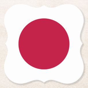 Dessous-de-verre En Papier Drapeau japonais