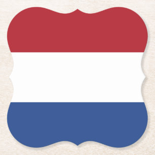Dessous-de-verre En Papier Drapeau Pays-Bas (néerlandais)