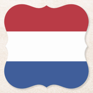 Dessous-de-verre En Papier Drapeau Pays-Bas (néerlandais)