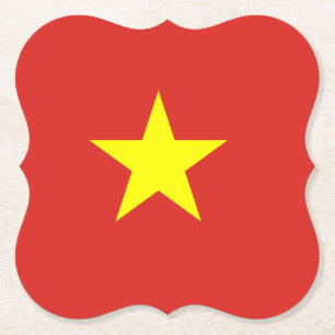 Dessous-de-verre En Papier Drapeau (vietnamien) du Vietnam