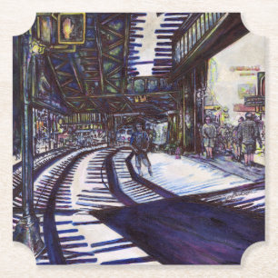 Dessous-de-verre En Papier Dusting the Piano