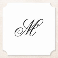 Élégant Monogramme initial