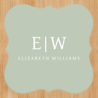 Élégant professionnel simple Monogramme minimalist