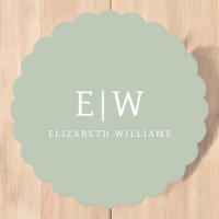 Élégant professionnel simple Monogramme minimalist