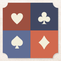 Ensemble de cartes à jouer rétro moderne Poker & B