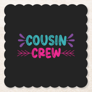 Dessous-de-verre En Papier Équipe de Cute Cousin