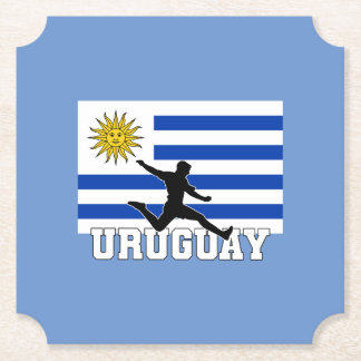 Dessous-de-verre En Papier Équipe d'Uruguay de football