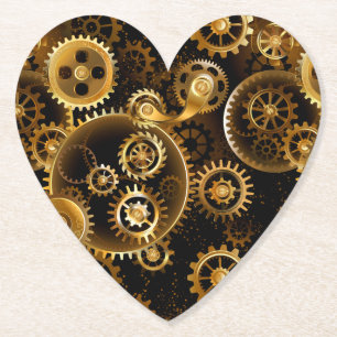 Dessous-de-verre En Papier Équipements en laiton sans vapeur