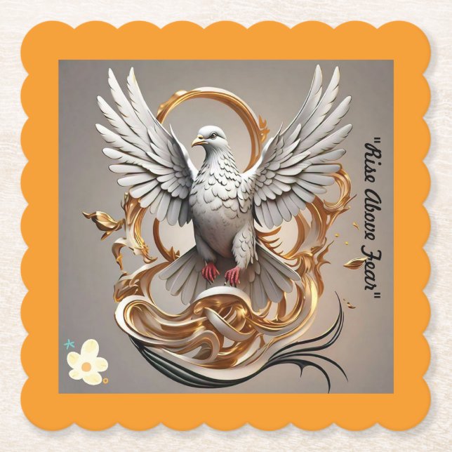 Dessous-de-verre En Papier "Esprit ininterrompu" (Devant)