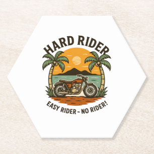 Dessous-de-verre En Papier Été Rider dur