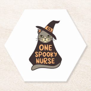 Dessous-de-verre En Papier Feline Fun rencontre la magie Médicale - Une infir