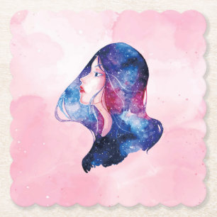 Dessous-de-verre En Papier Femme
