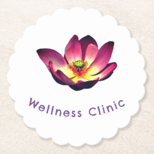 Dessous-de-verre En Papier Fleur de Lotus en fleurs