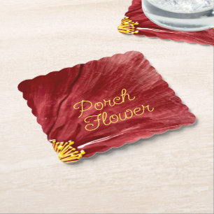 Dessous-de-verre En Papier Fleur de porche / Original /