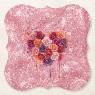 Dessous-de-verre En Papier Fleurs