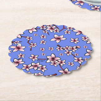 Dessous-de-verre En Papier Fleurs de cerisiers KiniArt