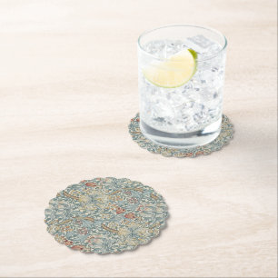 Dessous-de-verre En Papier Fleurs vintages William Morris Golden Lily