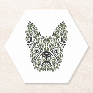 Dessous-de-verre En Papier French Puppy Art