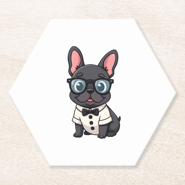 Dessous-de-verre En Papier Frenchie The Gentlemen Copy (4) (Devant)