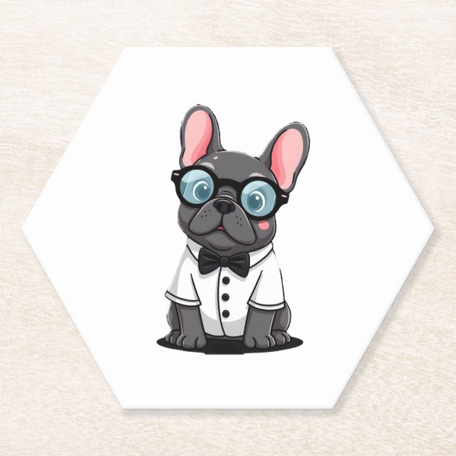 Dessous-de-verre En Papier Frenchie The Gentlemen Copy (5) (Devant)