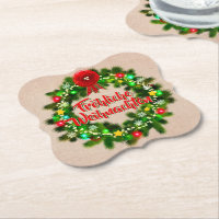 Frohe Weihnachten Untersetzer Noël