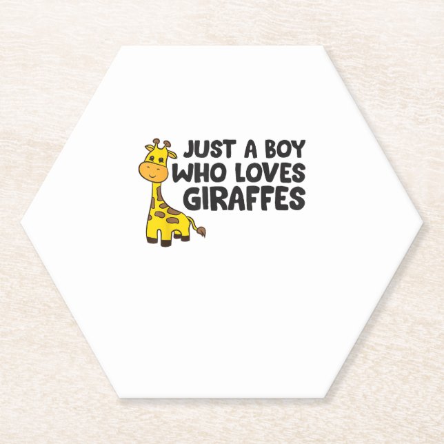 Dessous-de-verre En Papier Funny Giraffe Lover Giraffe Skateboard (Devant)