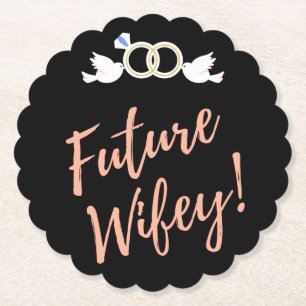 Dessous-de-verre En Papier Future Wifey Love Birds