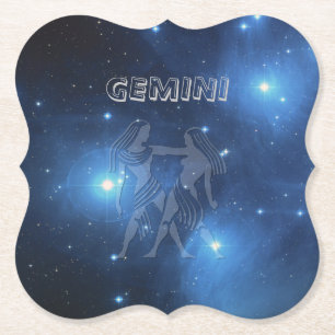 Dessous-de-verre En Papier Gemini