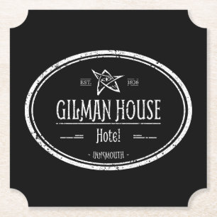 Dessous-de-verre En Papier Gilman House Innsmouth Lovecraftian
