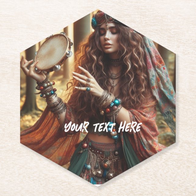 Dessous-de-verre En Papier Gitana (Devant)