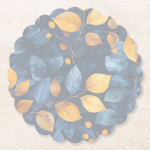 Dessous-de-verre En Papier Golden Foliage Dreams Automne Nature Beauté