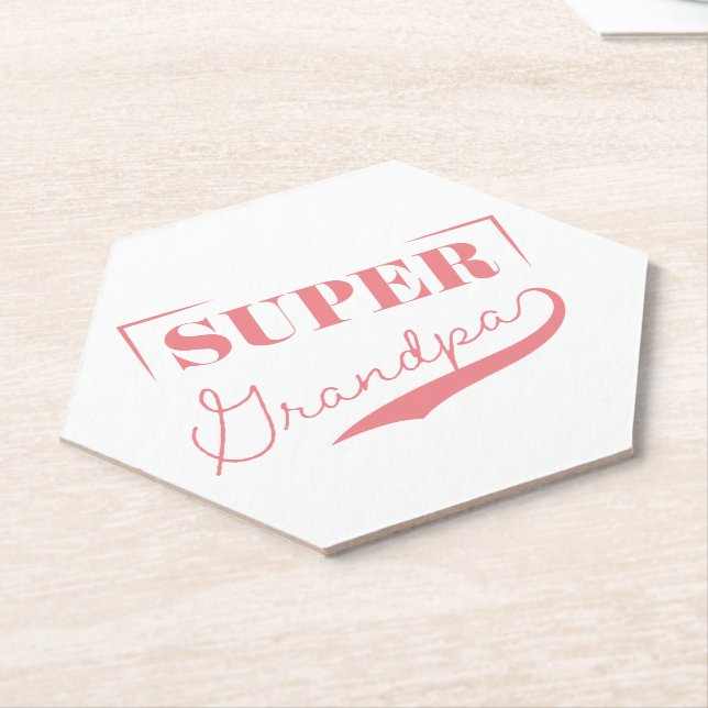 Dessous-de-verre En Papier Grand-père (Incliné)