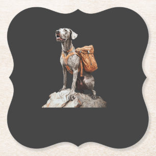 Dessous-de-verre En Papier Grand Pitbull Dane