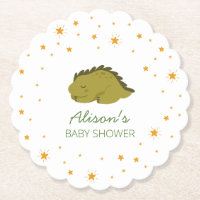 Green Dinosaur Twinkle Star Baby shower Party