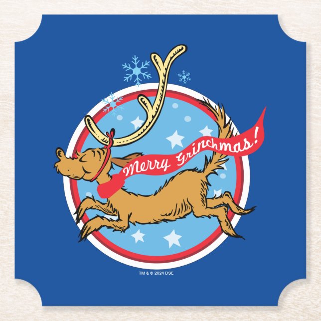 Dessous-de-verre En Papier Grille | Max Merry Grinchmas ! (Devant)