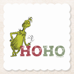 Dessous-de-verre En Papier Grinch Ho Ho Ho