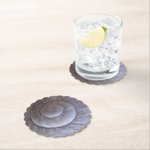 Dessous-de-verre En Papier Grosse coquille d'escargot