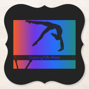 Dessous-de-verre En Papier Gymnastique colorée Dessous de verre en papier