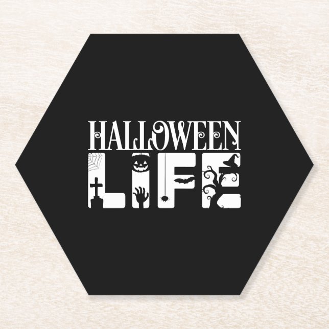 Dessous-de-verre En Papier Halloween (Devant)
