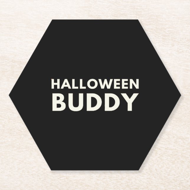 Dessous-de-verre En Papier Halloween Buddy (Devant)