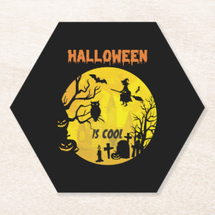 Dessous-de-verre En Papier Halloween est cool Halloween drôle cadeau