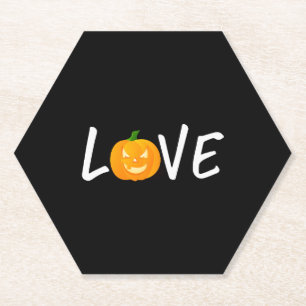 Dessous-de-verre En Papier Halloween Jackolantern Amour Halloween