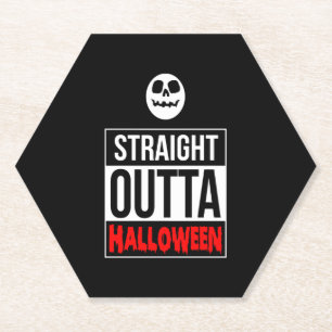 Dessous-de-verre En Papier Halloween - Juste En Dehors De Halloween