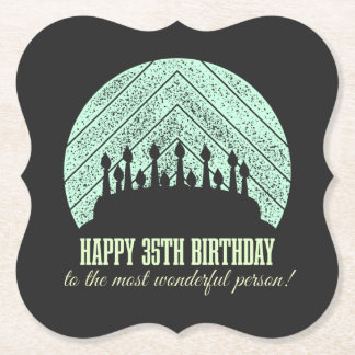 Dessous-de-verre En Papier Happy 35th birthday to the most wonderful person