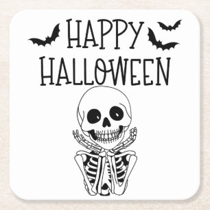 Dessous-de-verre en papier Happy Halloween