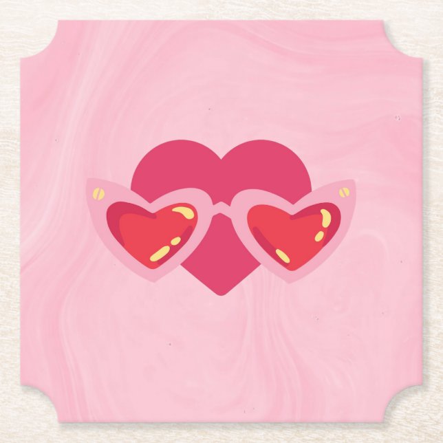 Dessous-de-verre En Papier Heart (Devant)