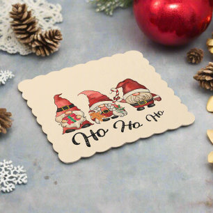 Dessous-de-verre En Papier Ho Ho Ho ! Noël des mignons nordics