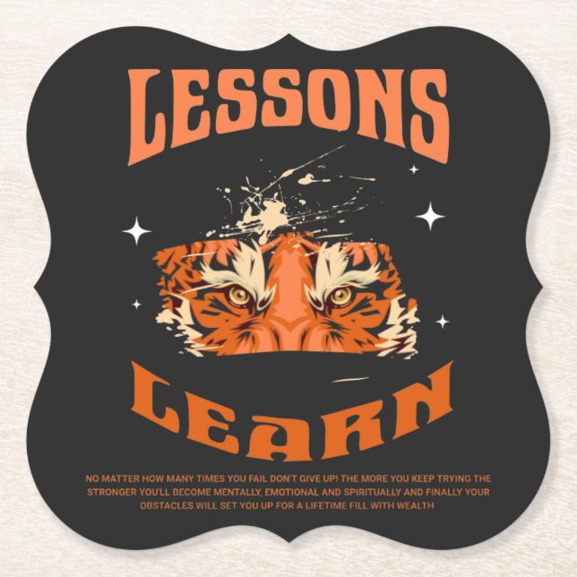 Dessous-de-verre En Papier Home/Kitchen Resilient Gorilla Paper Coaster (Devant)